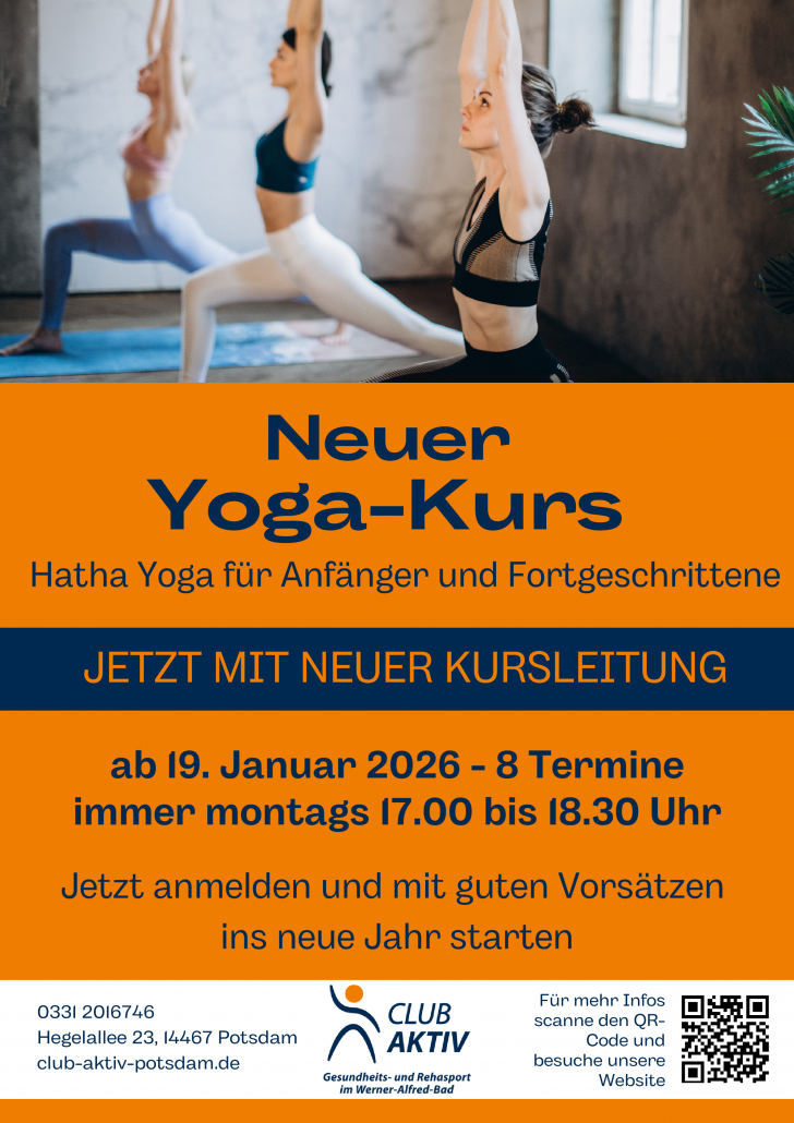 Hatha Yoga Start Jan 26 Neu